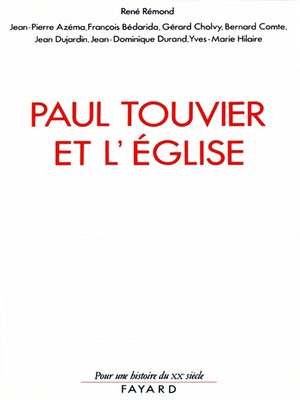 cover image of Paul Touvier et l'Eglise